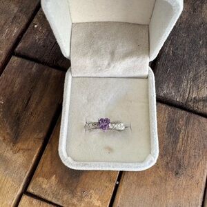 Purple Heart ring